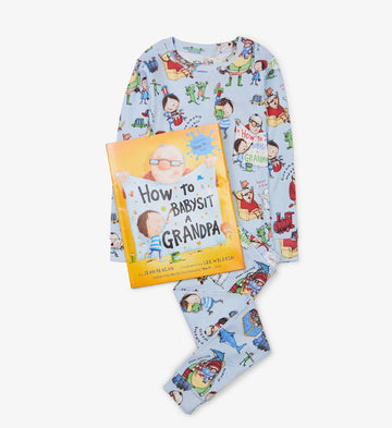 Grandpa Pajama Set with Book